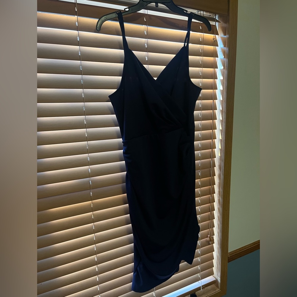 Party Club Dress Spaghetti Straps Wrap V-Neck Bodycon Dress